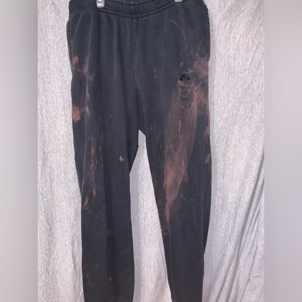 Bleach stained Nike joggers